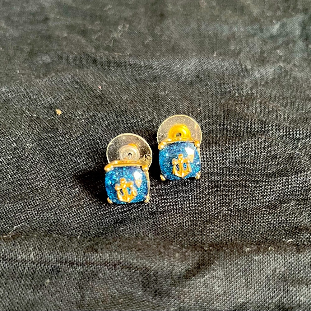 Betsey Johnson Anchor Earrings